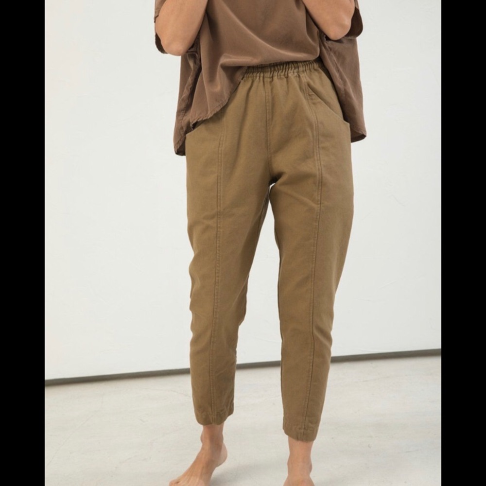 Elizabeth Suzann Clyde Pant in Navy Cotton Canvas